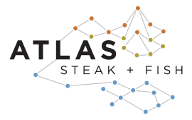 ATLAS Steak + Fish Logo