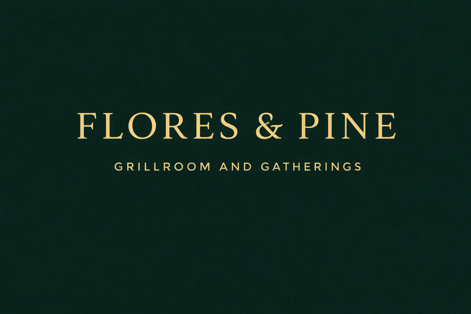 Flores & Pine Logo